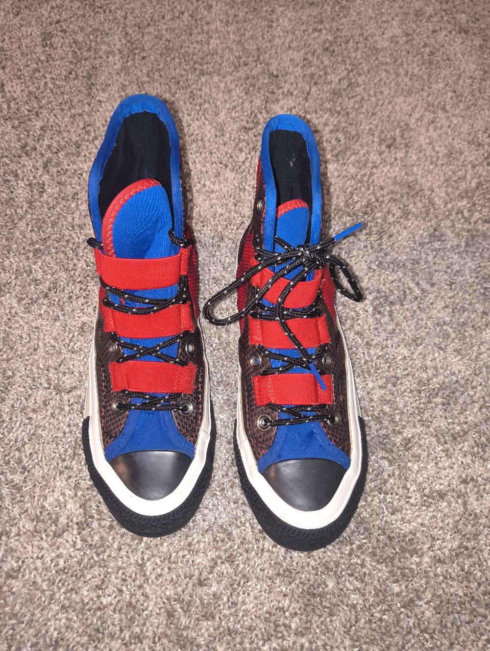 Converse Chuck 70 Tech Hiker High "Enamel Red Blue" Size 3.5Y